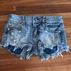 American eagle denim shorts
